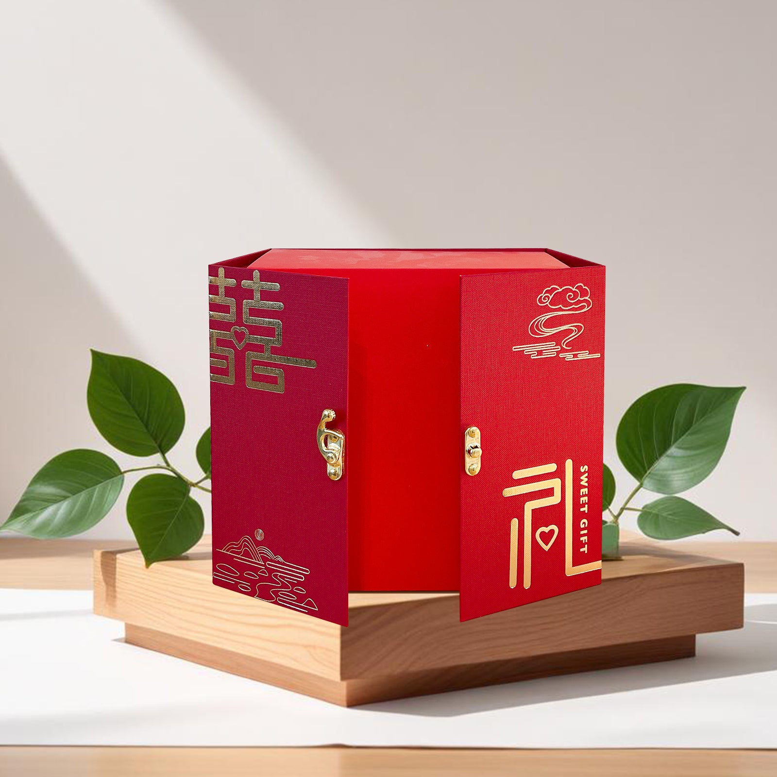 Red Gift Box for Her, Premium Craft Curated Gift Box