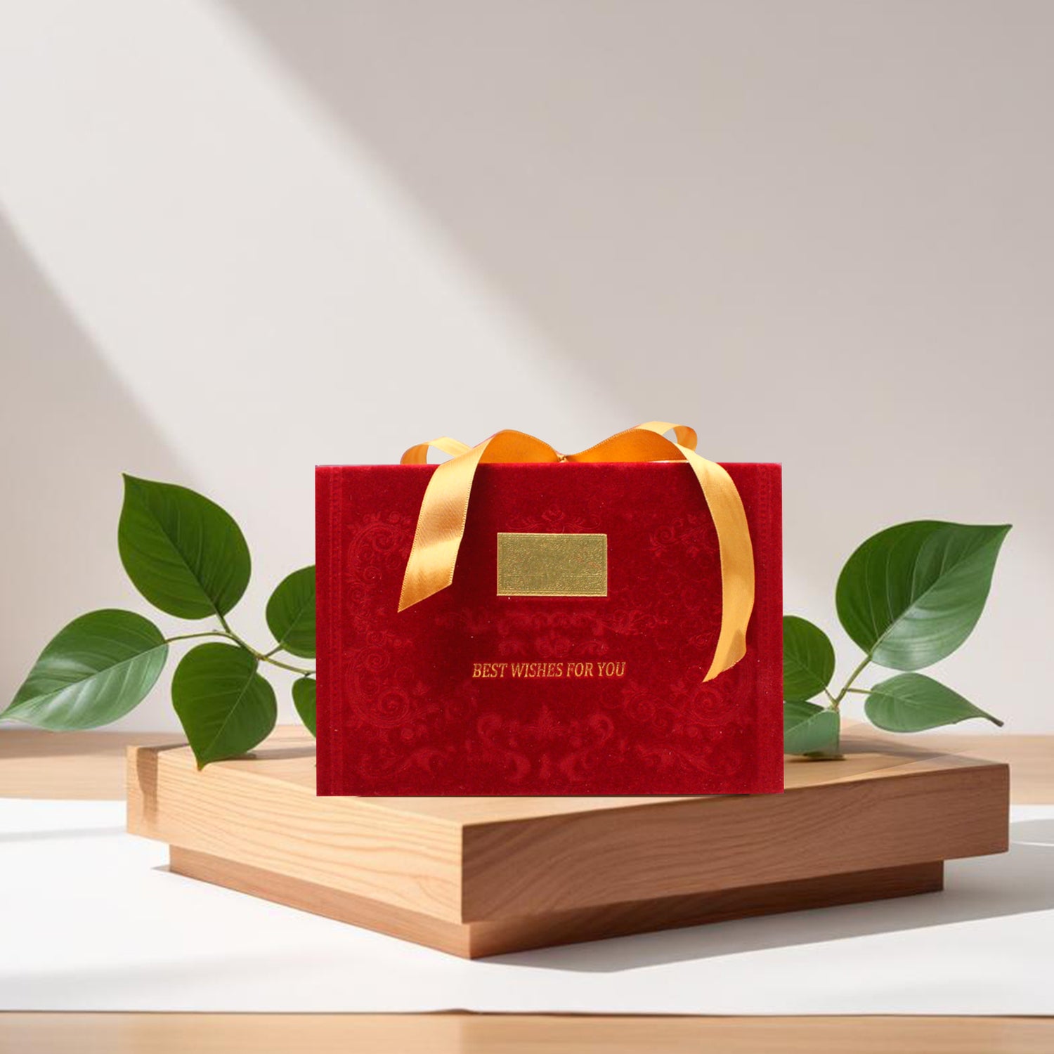Craft Gift Box, Burgundy Birthday Gift Box