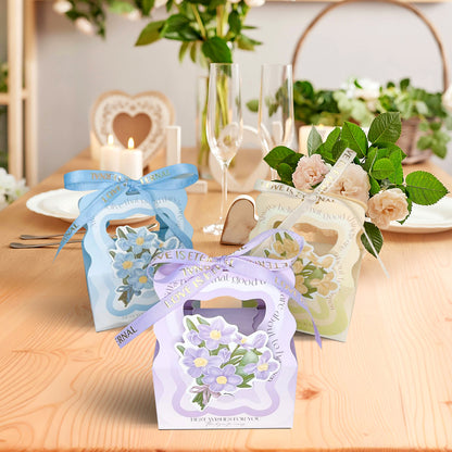 Flower Gift Box Set of 10, Premium Craft Gift Box for Her