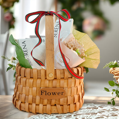 Serena Aromatherapy Gift Basket: Reed Diffuser, Soap Flower &amp; Scented Hanging Ornament