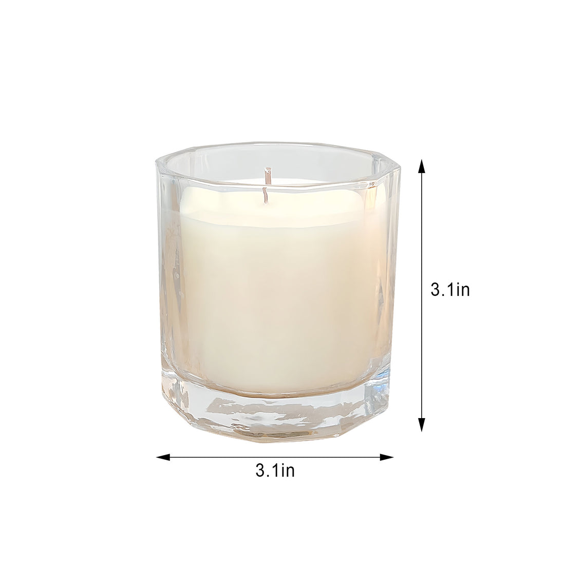 Soy Wax Candles, Serena Jar Candle, Decorative Candles in Jars (150g)