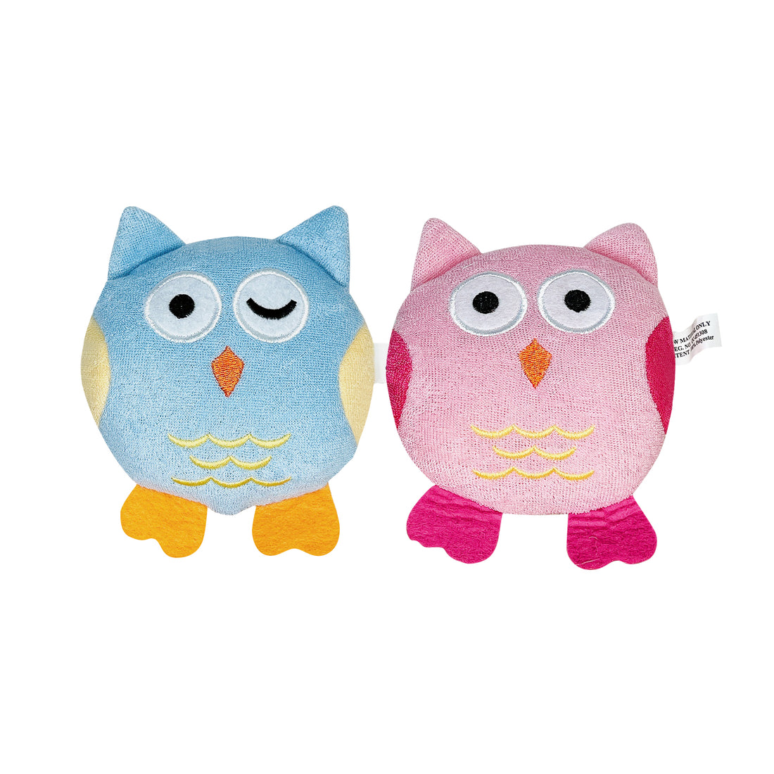 Cute Bath Sponge, Reusable Owl Bath Sponge, Bath Accessories