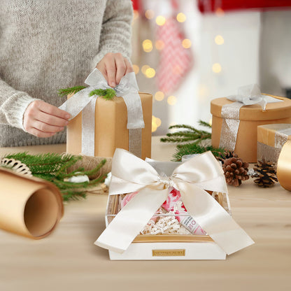Luxury Gift Box With Bow, Premium Curated Craft Gift Box, Handmade Box