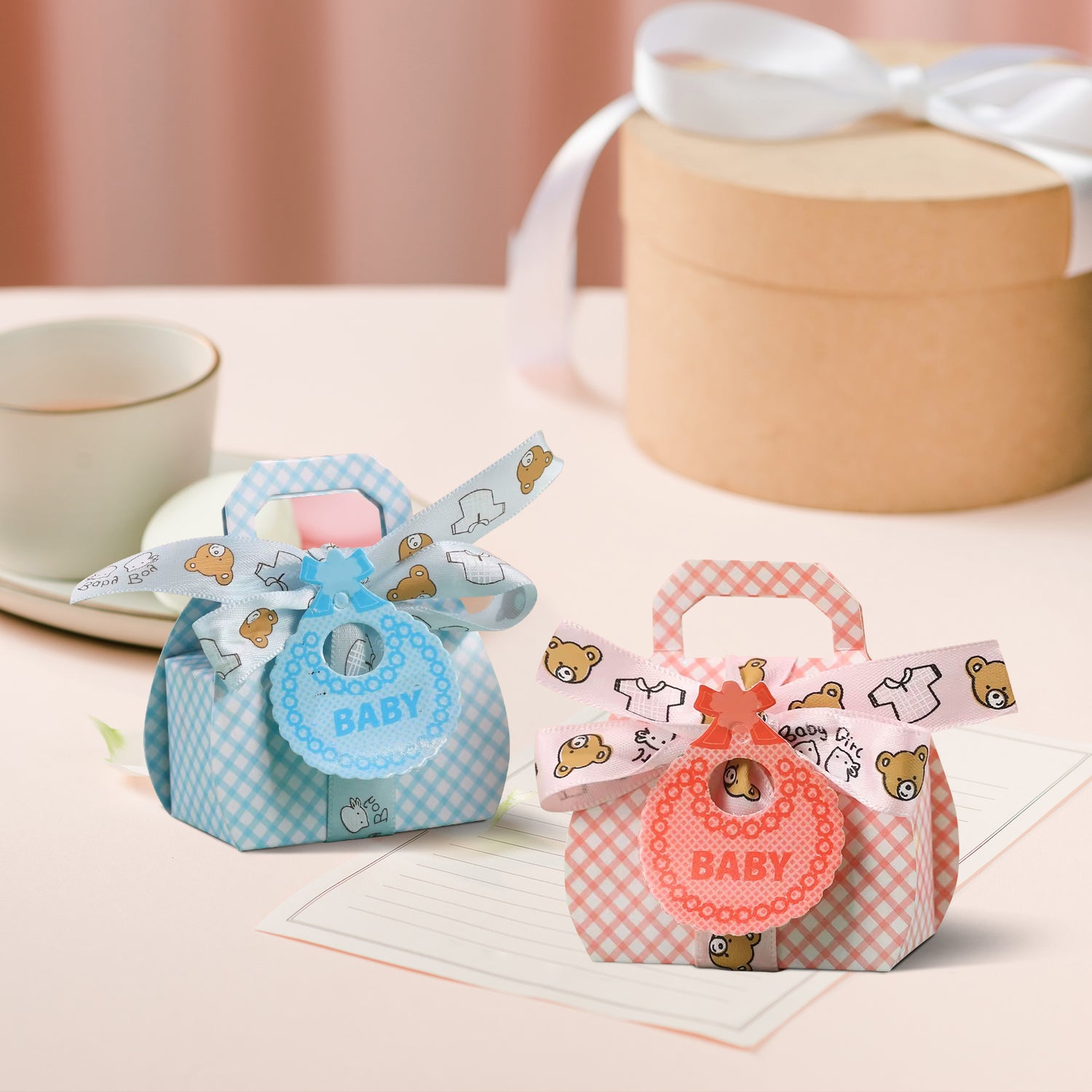 Baby Shower Candy Boxes, Baby Shower Gift Box Set of 10