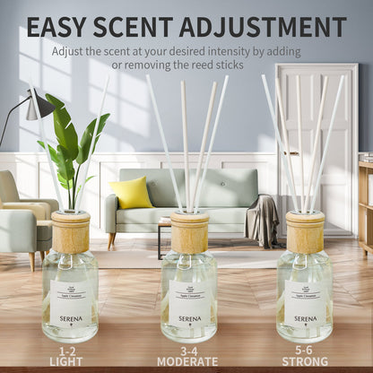 Serena Aromatherapy Gift Basket: Reed Diffuser, Soap Flower &amp; Scented Hanging Ornament