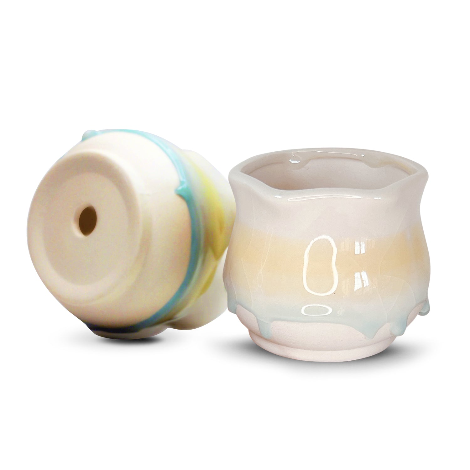 Ceramic Succulent Planter, Candie Mini Planter Pot