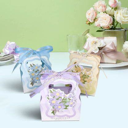 Flower Gift Box Set of 10, Premium Craft Gift Box for Her