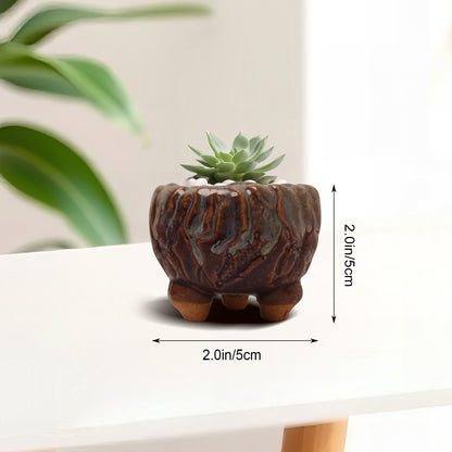 Colorful Planter Pots, Maifan Stone Planter Pot Home Decor