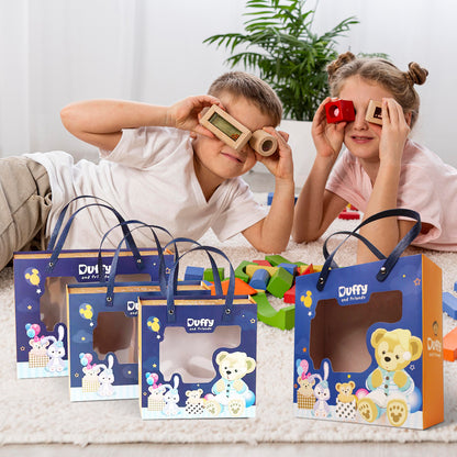 Cute Gift Bag, Duffy with Friends Craft Gift Bag, Birthday Gift Bag