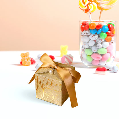 Gift Bag With Bow, Premium Plastic Gift Bag, Wedding Gift, Set of 10