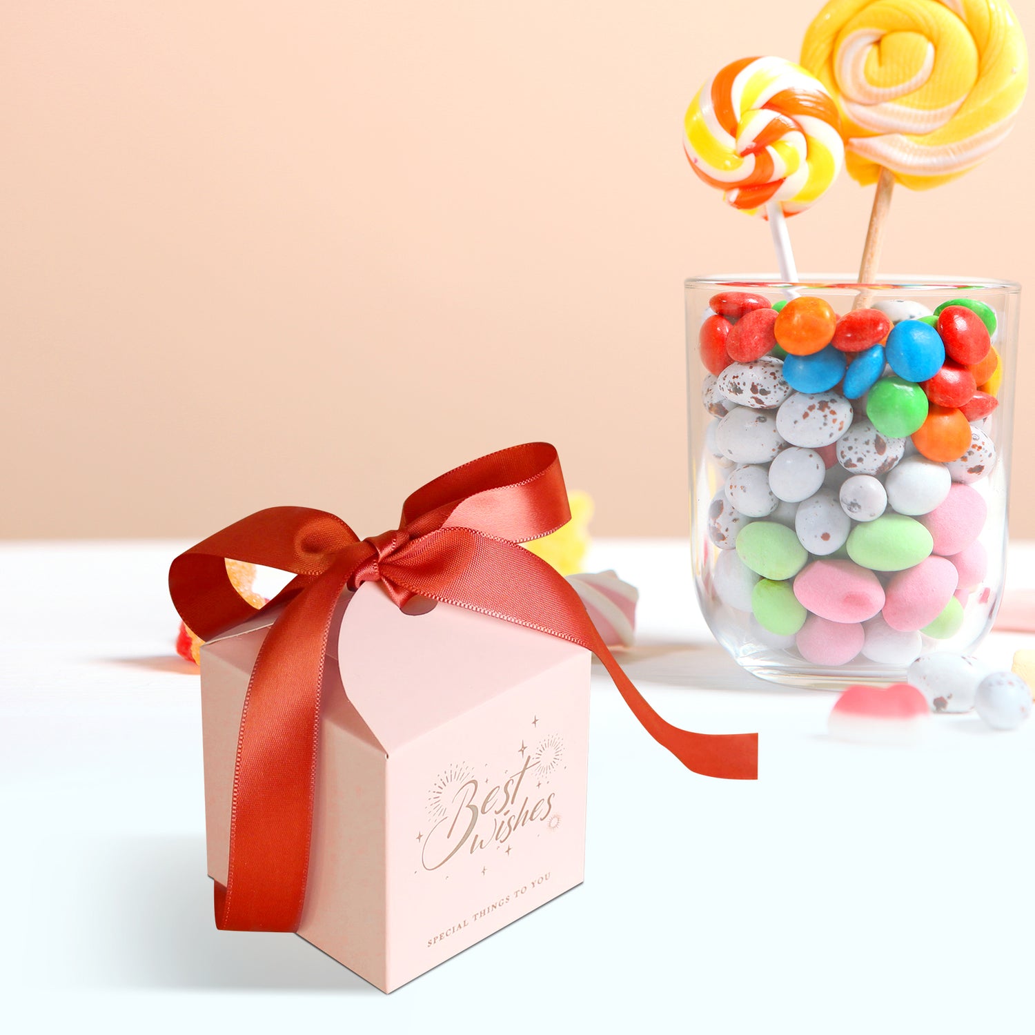 Curated Gift Box Set of 10, Premium Craft Square Gift Boxes