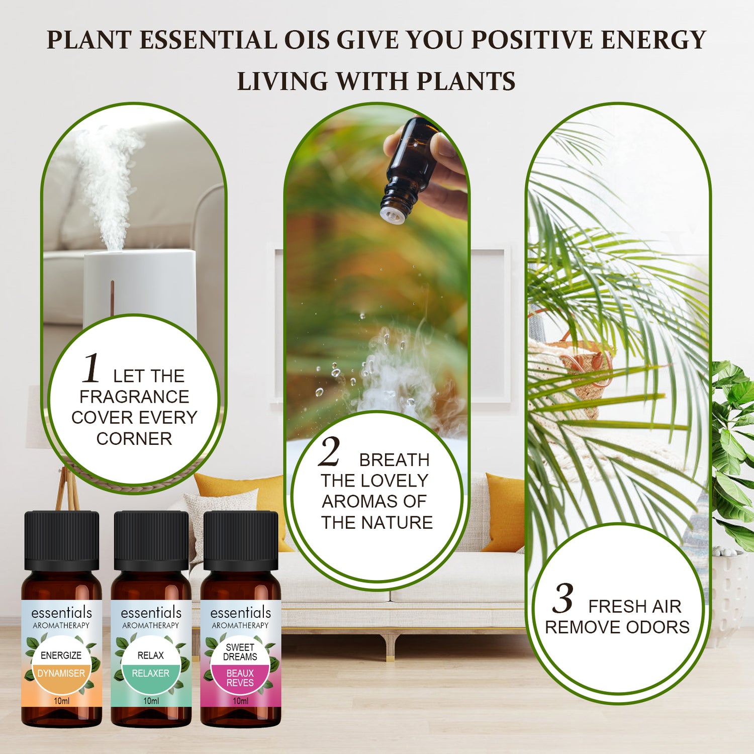Massage Oil Gift Set, Aromatherapy Gift Set, Massage and Relaxation