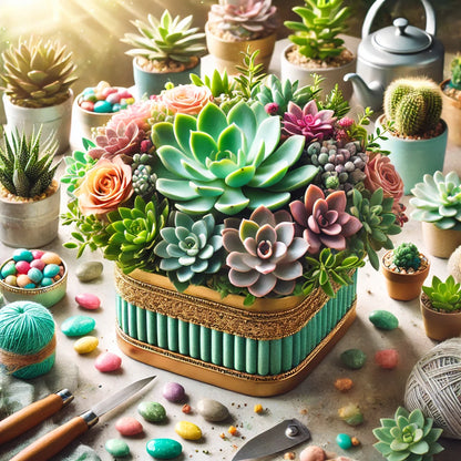 Personalized Succulent Plant Gift Workshop – Design &amp; Take Home Your Unique Creation