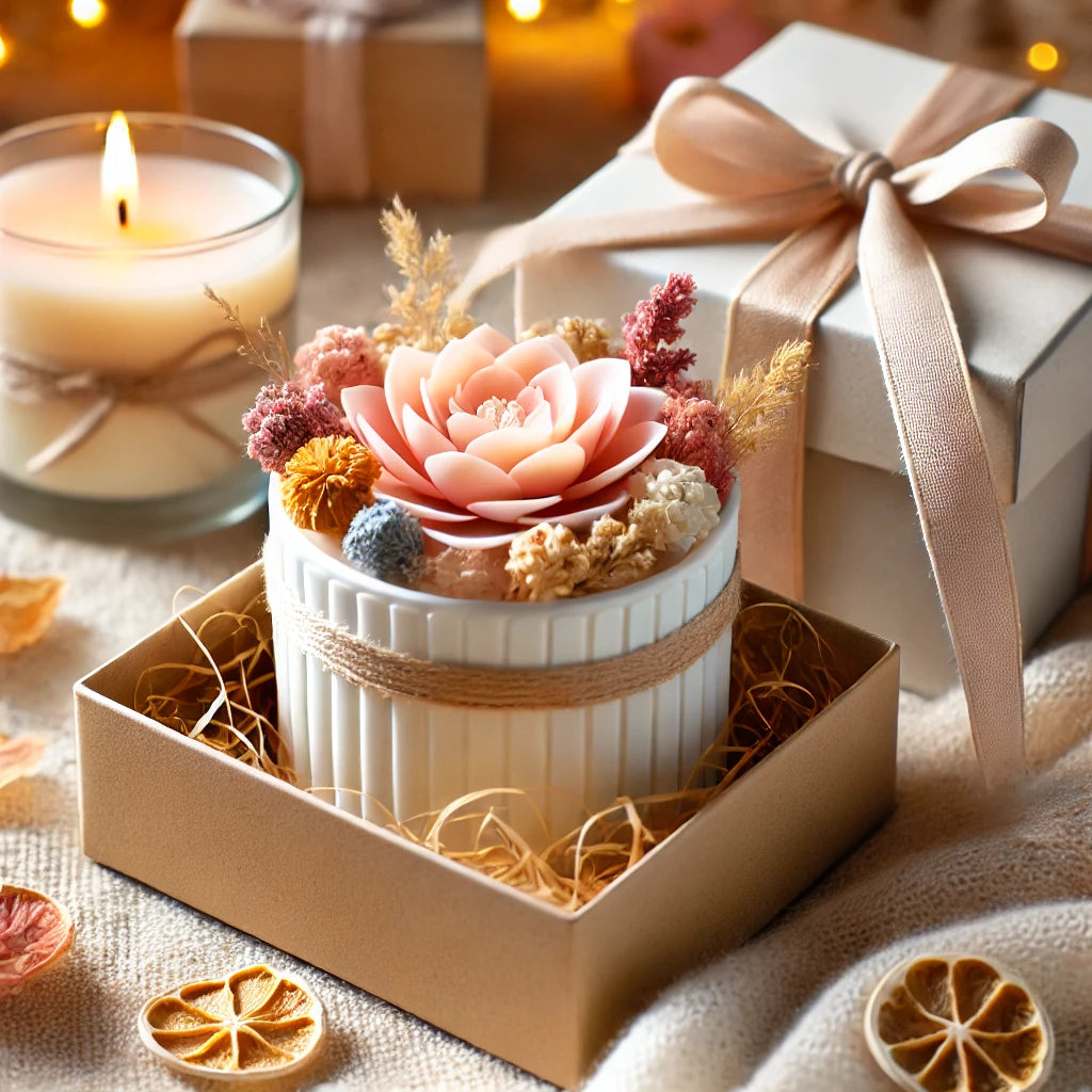 Personalized Container Flower Scented Candle Gift Workshop – Create Your Unique Candle Gift
