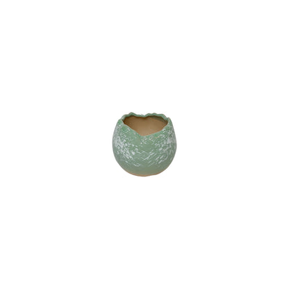 Green Planter Pot, Jade Green Mini Clay Planter Pot Home Decor