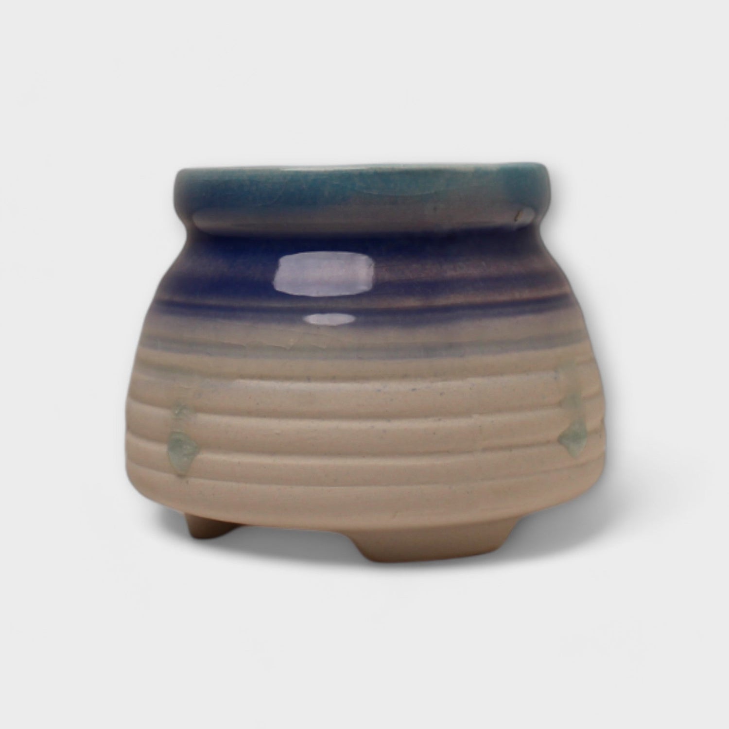 Hand Painted Indoor Plant Pot, Macaroon Clay Planter Pot