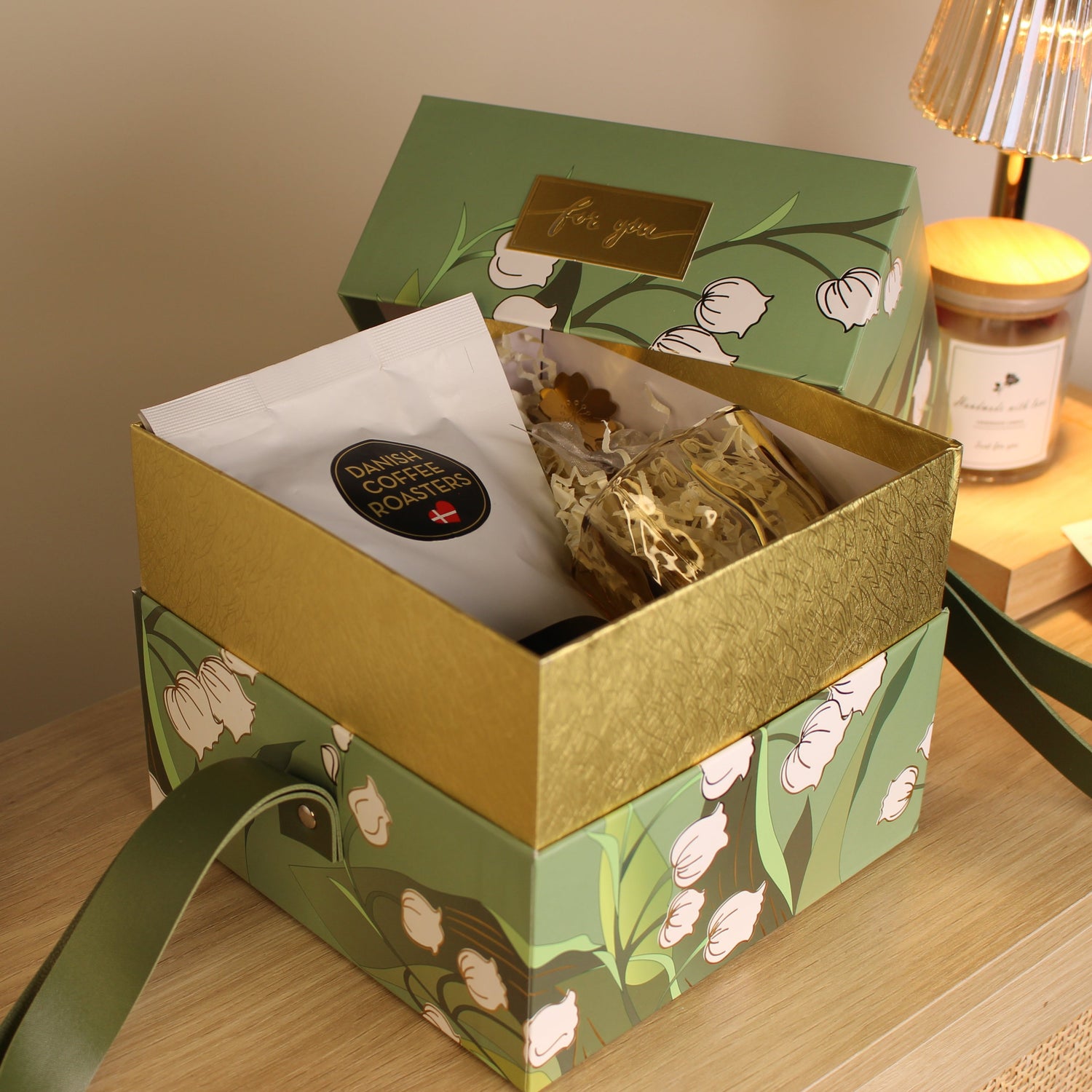Floral Gift Box, Premium Curated Craft Gift Box, Wedding Birthday Gift
