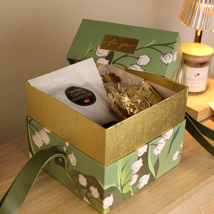 Floral Gift Box, Premium Curated Craft Gift Box, Wedding Birthday Gift