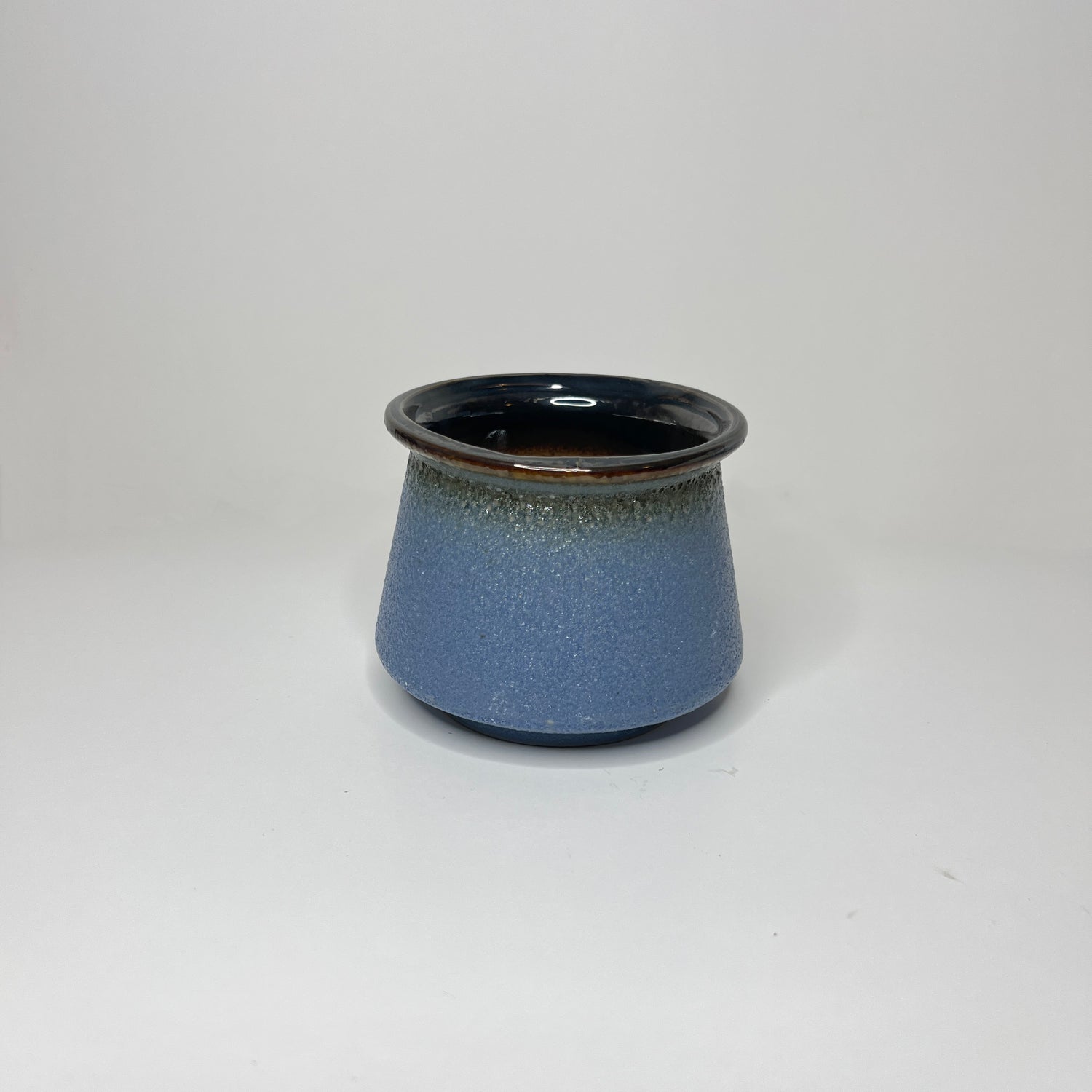 Bubble Plant Pot, Purple Glazed Planter Pot for Decor