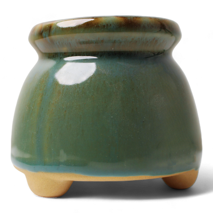 Colorful Clay Planter Pots, Hand Painted Indoor Planter Pots
