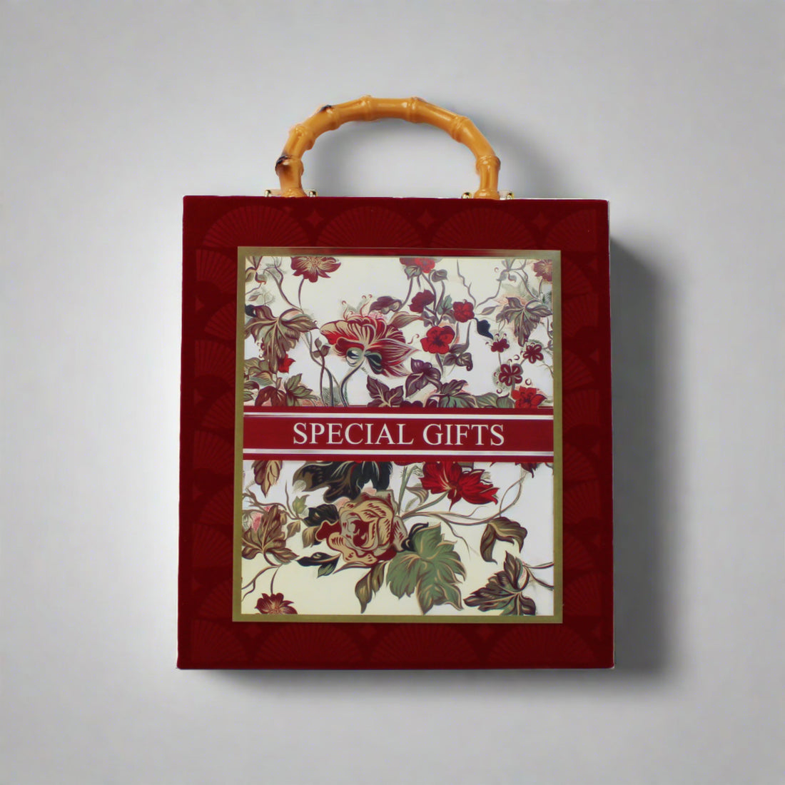 Special Gift Box, Red Flowers Gift Box, Premium Curated Craft Gift Box