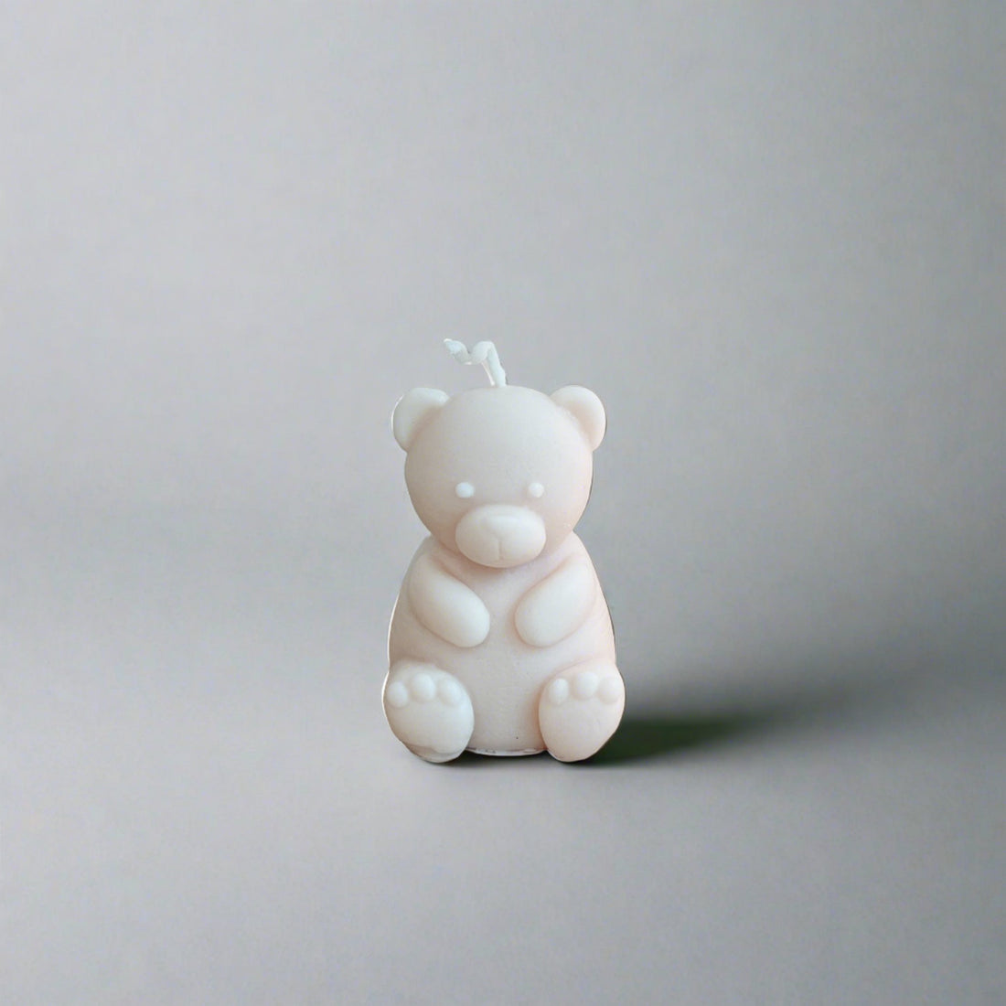 Teddy Bear Candle, Handmade Soy Wax Cute Candle, Birthday Candle