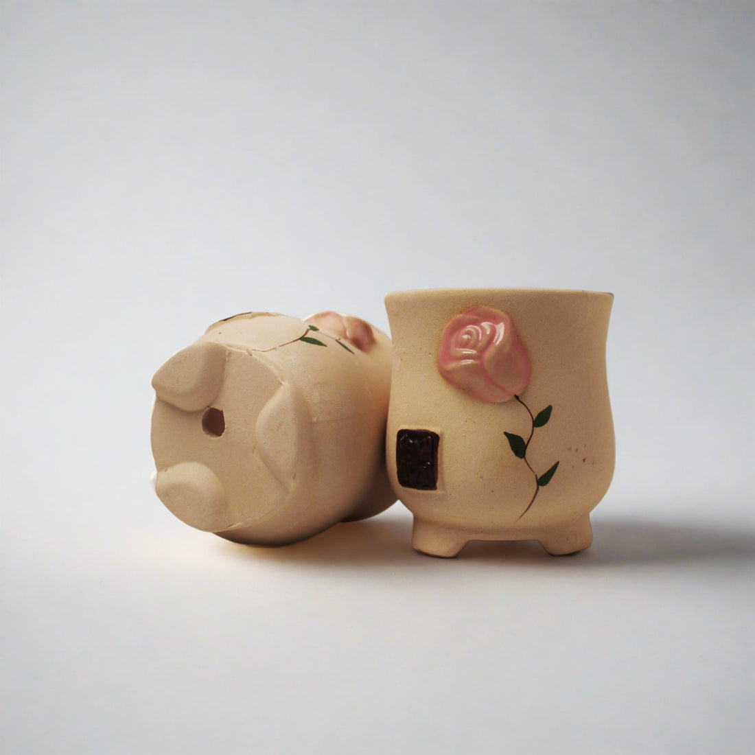 Hand Painted Indoor Plant Pot, Korean Style Ceramic Planter Pot