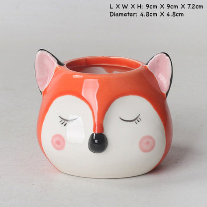 Cute Animal Planters, Unique Ceramic Animal Plant Pots