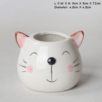 Cute Animal Planters, Unique Ceramic Animal Plant Pots