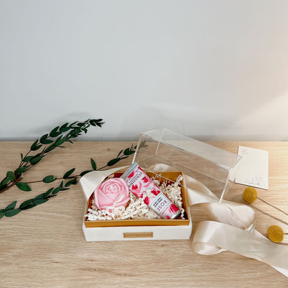 Luxury Gift Box With Bow, Premium Curated Craft Gift Box, Handmade Box