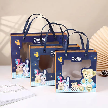 Cute Gift Bag, Duffy with Friends Craft Gift Bag, Birthday Gift Bag