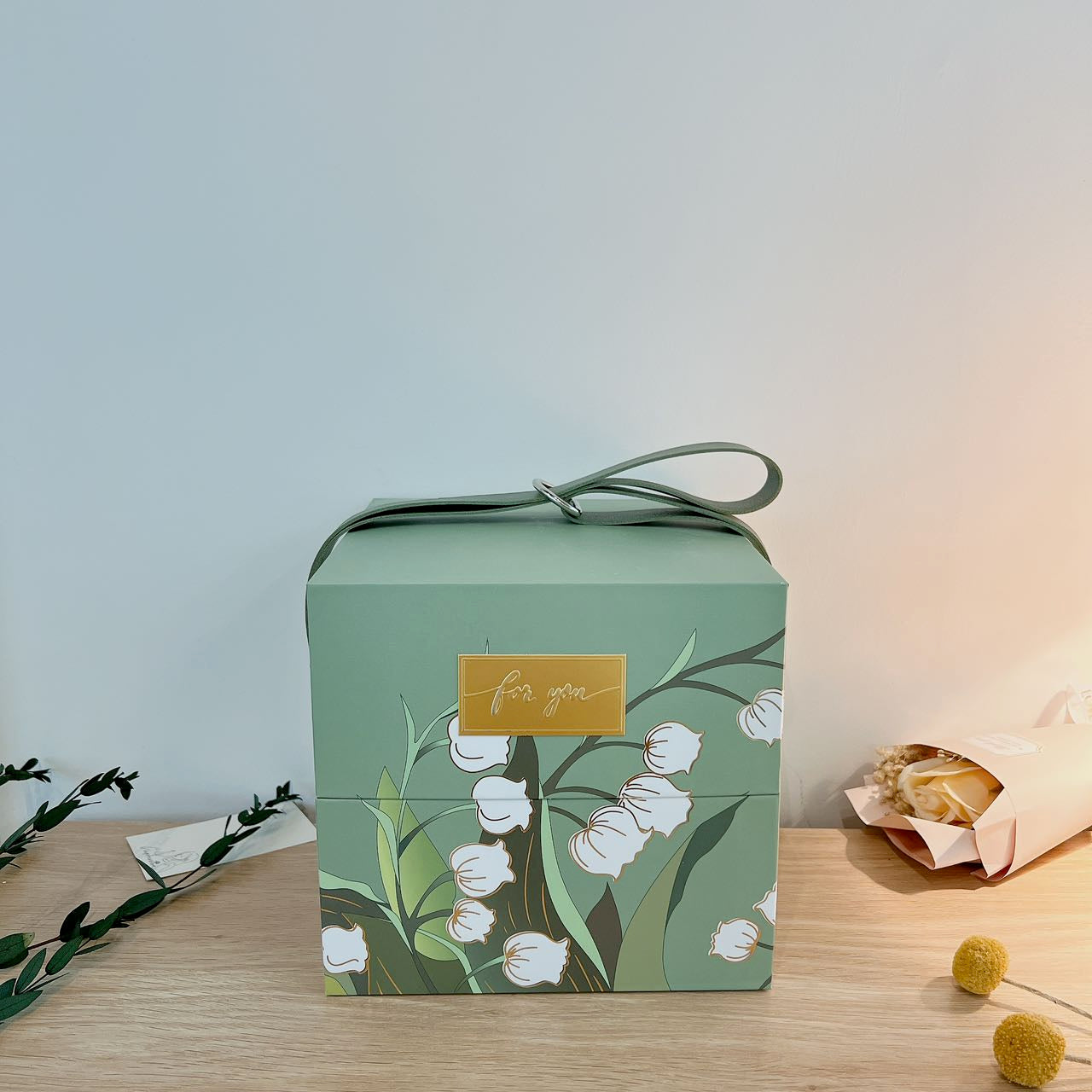 Floral Gift Box, Premium Curated Craft Gift Box, Wedding Birthday Gift