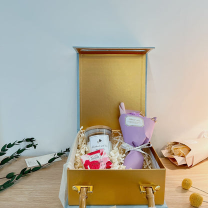 Gift Box With Handle, Floral Special Gift Box, Wedding Gift Box