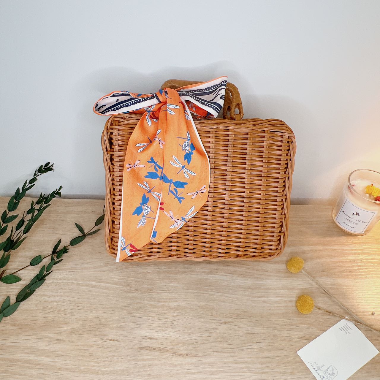 Rattan Basket Gift, Premium Woven Rattan Gift Basket, Elegant Gift