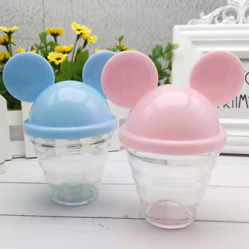 Mikey Candy Cups, Set of 5 Transparent Mikey Candy Cups, Baby Gift