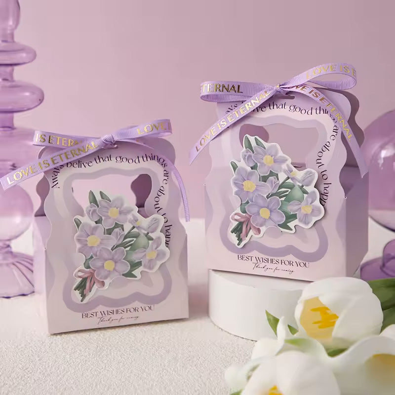 Flower Gift Box Set of 10, Premium Craft Gift Box for Her