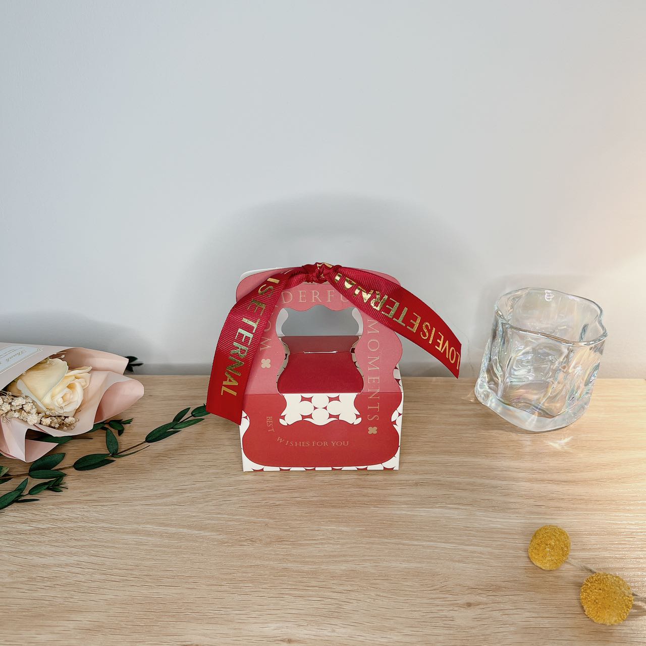 Luxury Gift Box Set of 10, Premium Hand Bag Flower Gift Box Set