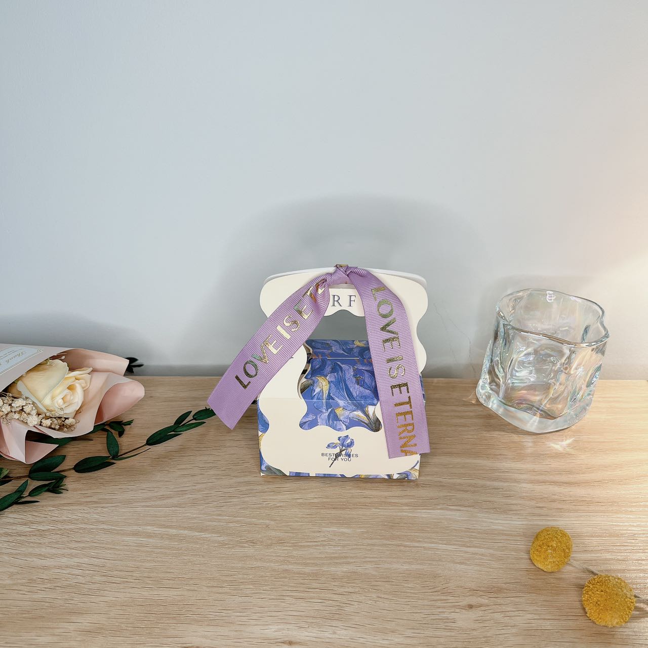 Luxury Gift Box Set of 10, Premium Hand Bag Flower Gift Box Set