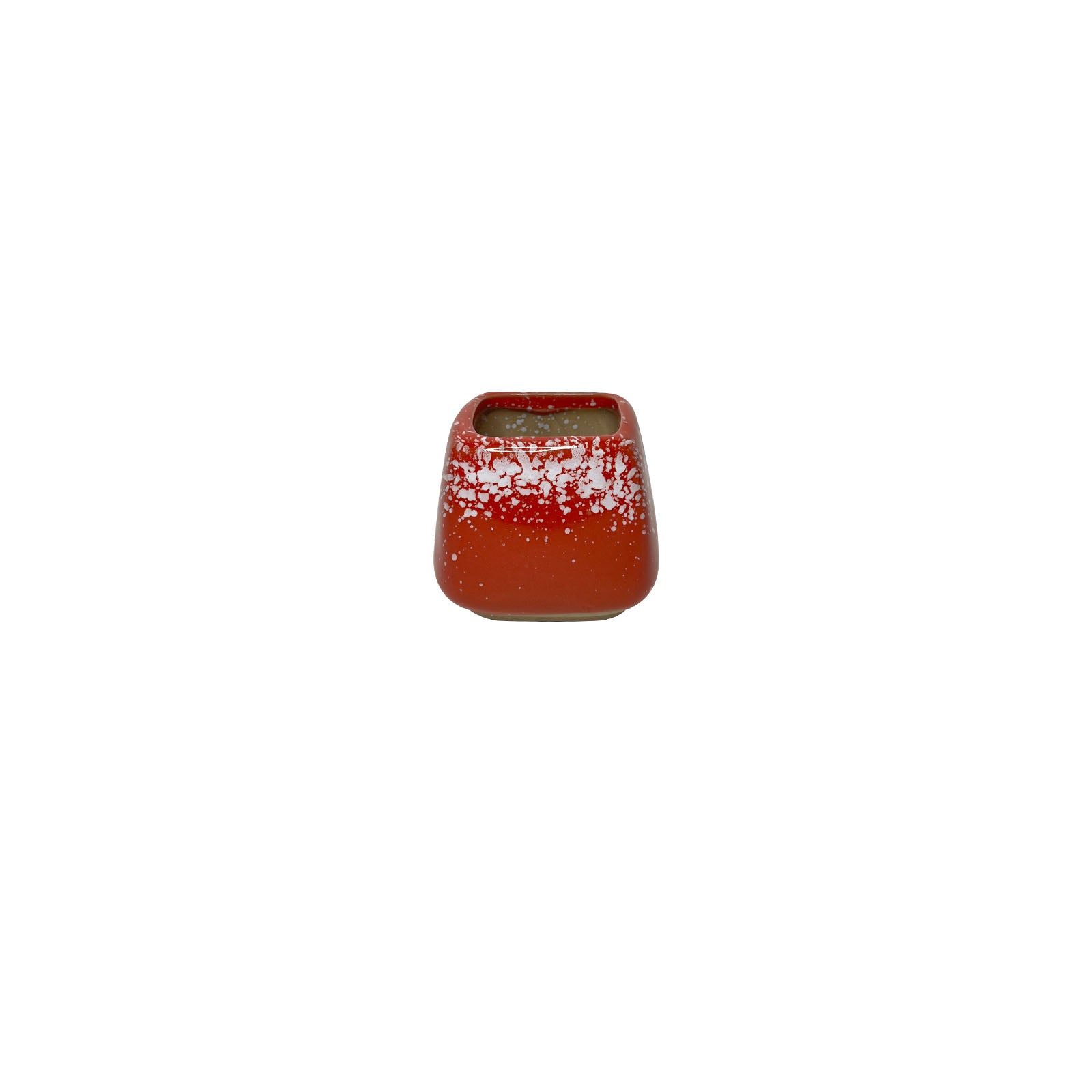 Red Planter Pot, Ruby Red Mini Clay Planter Pot Home Decor
