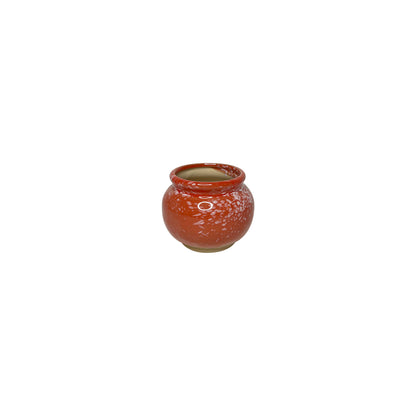 Red Planter Pot, Ruby Red Mini Clay Planter Pot Home Decor
