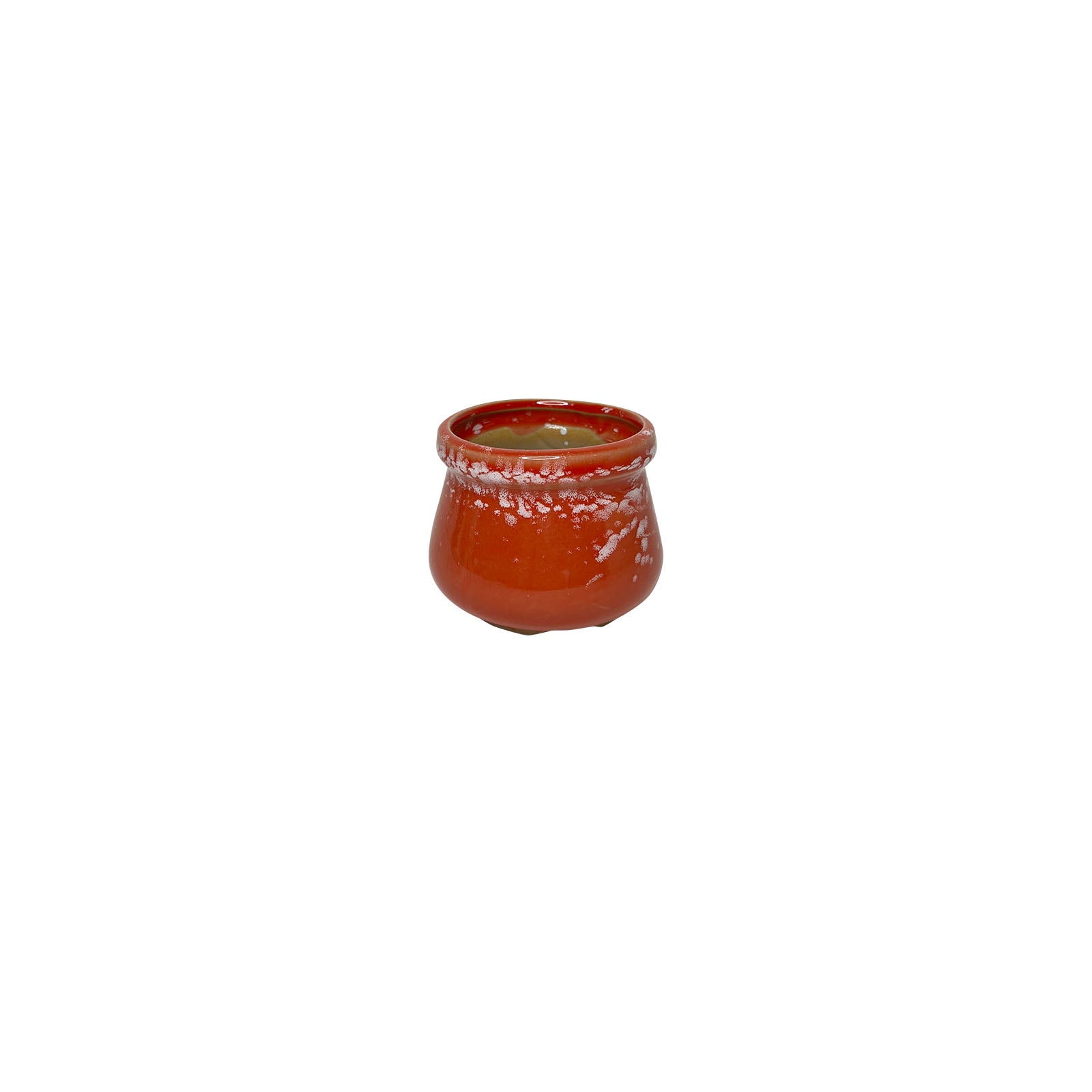 Red Planter Pot, Ruby Red Mini Clay Planter Pot Home Decor