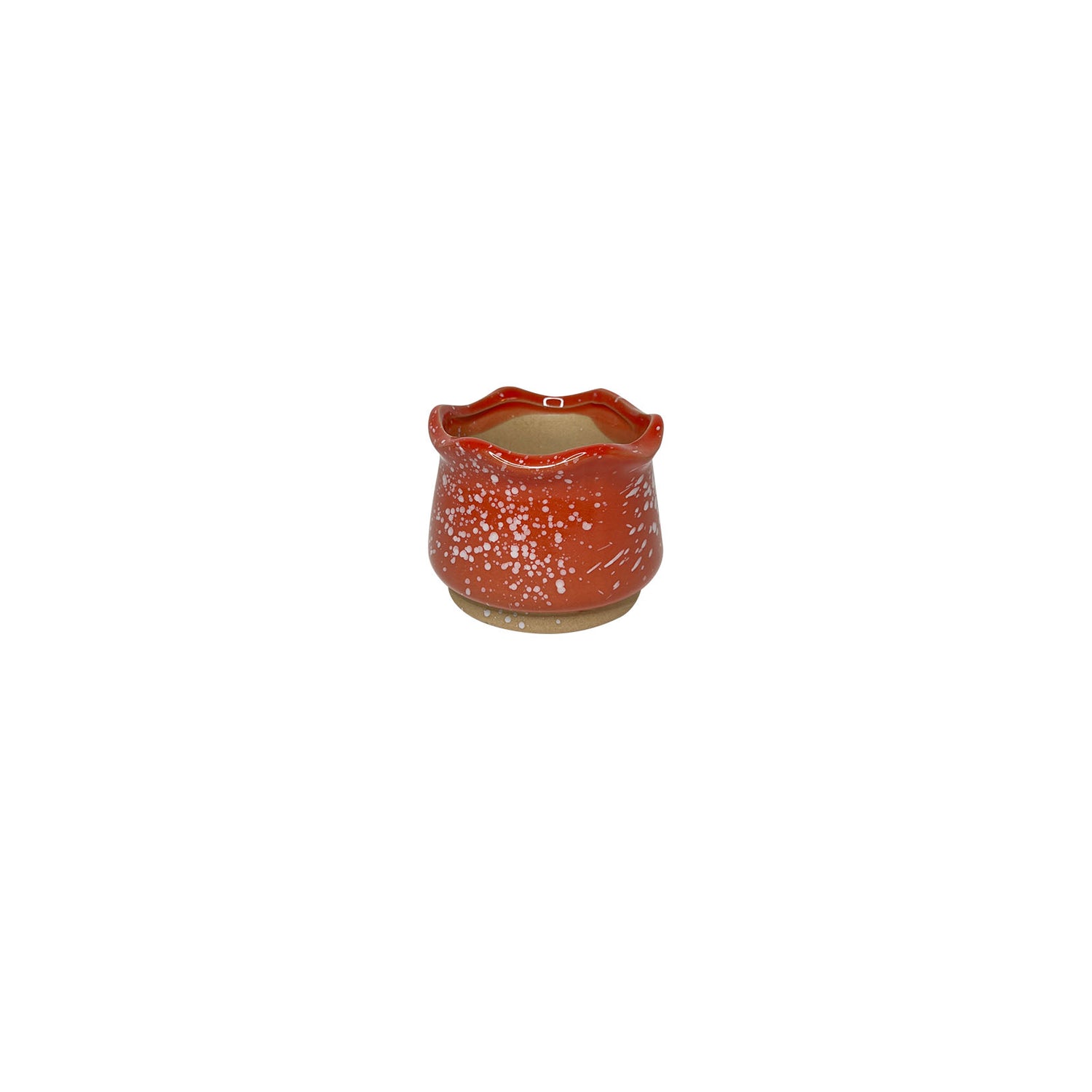 Red Planter Pot, Ruby Red Mini Clay Planter Pot Home Decor
