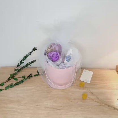 Leather Gift Basket, Premium Curated Craft Gift Basket, Elegant Gift