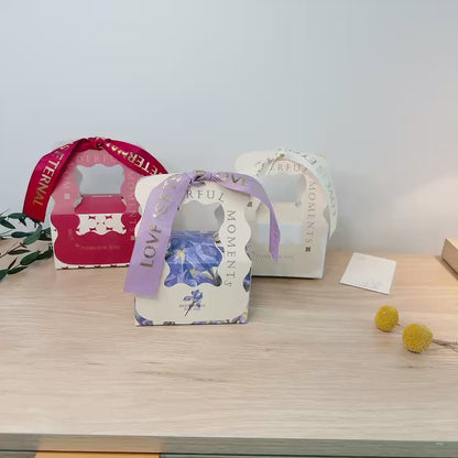 Luxury Gift Box Set of 10, Premium Hand Bag Flower Gift Box Set
