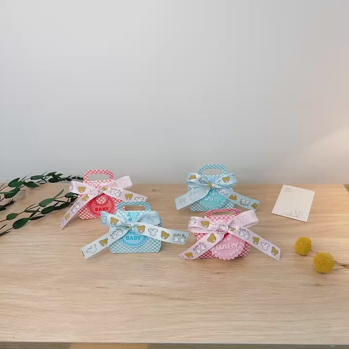 Baby Shower Candy Boxes, Baby Shower Gift Box Set of 10